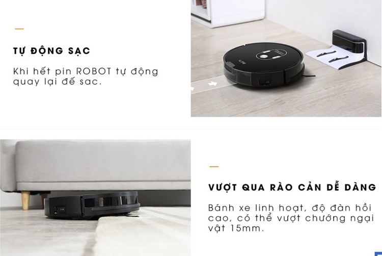 Giải phóng sức lao động bằng robot hút bụi