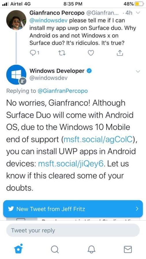 Microsoft: Surface Duo Dùng Android Nhưng Vẫn Chạy Được Ứng Dụng Windows?