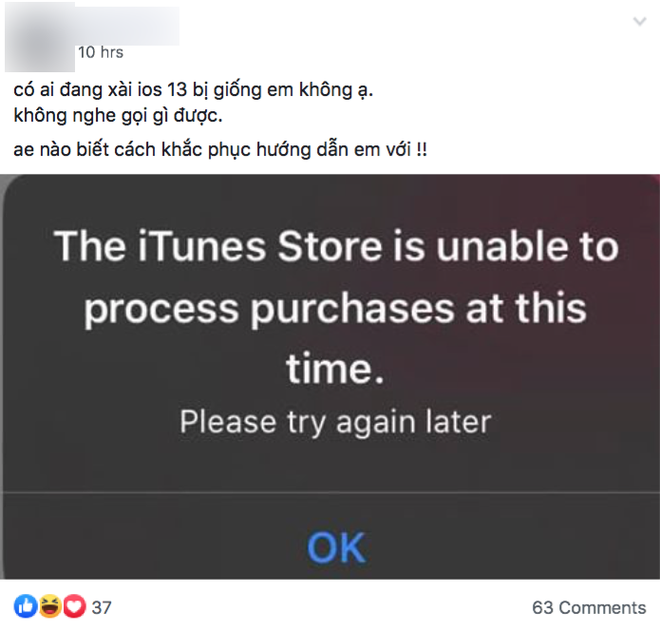 Người Việt Kêu Trời Vì IPhone Liên Tục Hiện Bảng Thông Báo Lạ