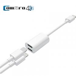 Adapter Chuyển Đổi 2 Cổng Lightning Y CABLE