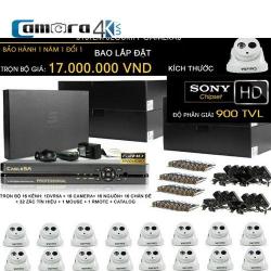 Trọn Bộ Smart DVR 5A 16 Kênh Full HD OT03