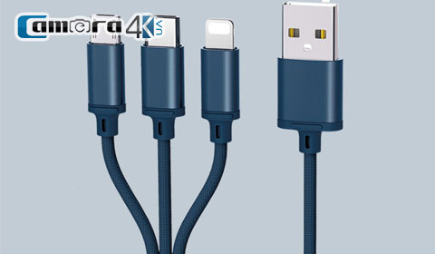 Cáp 3 Trong 1 Remax RC-131TH (Lightning-Micro USB-Type C)