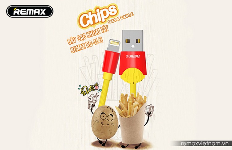 cap-potato-chips-remax-rc-114-lightning-