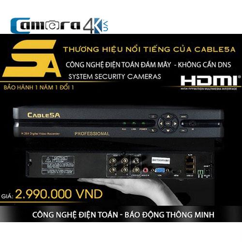Đầu Ghi Camera 4 Kênh DVR 5A DSA1T04 FULL HD