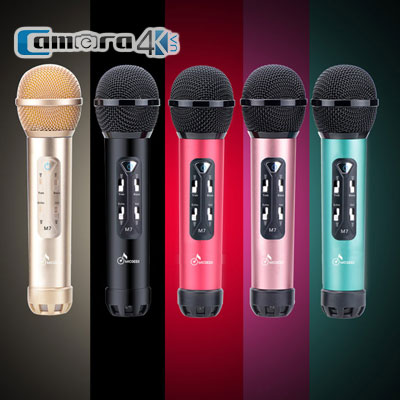 Mic Karaoke Kèm Loa Di Động Kết Nối Bluetooth Chính Hãng Micgeek M7