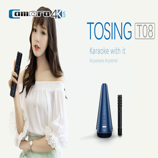 Tosing T08, Combo Loa Bluetooth Kèm Micro Karaoke