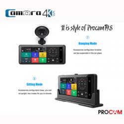 Camera Hành Trình Oto Chính Hãng Procam T98 4G Style, Hỗ Trợ GPS, Tốc Độ, ADAS, Xem online