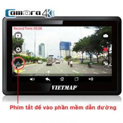 Camera Hành Trình Vietmap W810 Vừa Dẫn Đường Vừa Ghi Hình Full HD 1080P, Màn Hình 5 Inch Cảm Ứng, GPS, Cảnh Báo Tốc Độ, Hỗ Trợ Cổng AV