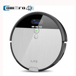 Robot Dọn Nhà Thông Minh, Hút Bụi Lau Nhà 2 in 1 Thế Hệ Mới ILife V8S, Hộp Đựng Bụi Lớn, Không Quấn Tóc