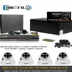 Trọn Bộ Smart DVR 5A 4 Kênh Full HD OT02