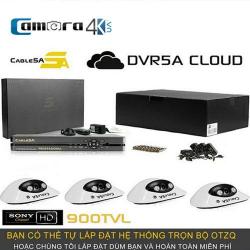 Trọn Bộ Smart DVR 5A 4 Kênh Full HD OTZQ