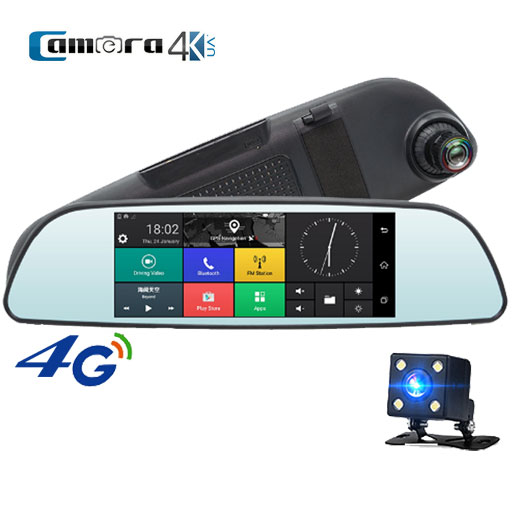 Camera hành trình Procam T98 Mirror 4G, Android 5.0, Camera kép