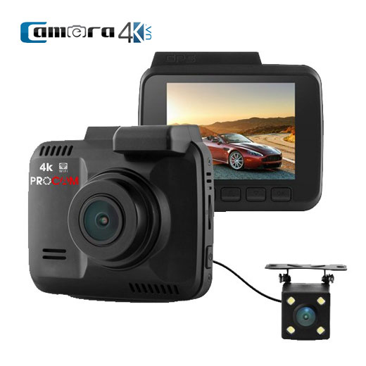 Camera Hành Trình WIFI Procam T4K Dual Lens, Camera Kép, Quay 4K