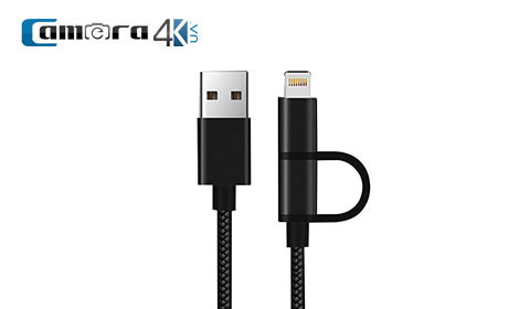 Cáp Dữ Liệu 2 Trong 1 Zaofeng XM2001 (Lightning & Micro USB) 30cm Chính Hãng Gía Rẻ